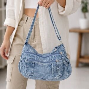 Denim Shoulder Bag